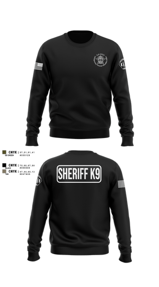 Crew Neck Sweatshirt, Montgomery County Sheriff’s Office K9 Unit, Police, Teamtime, Team time, sublimation, custom sports apparel, team uniforms, spirit wear, spiritwear, sports uniforms, custom shirts, team store, custom team store, fundraiser sports, apparel fundraiser