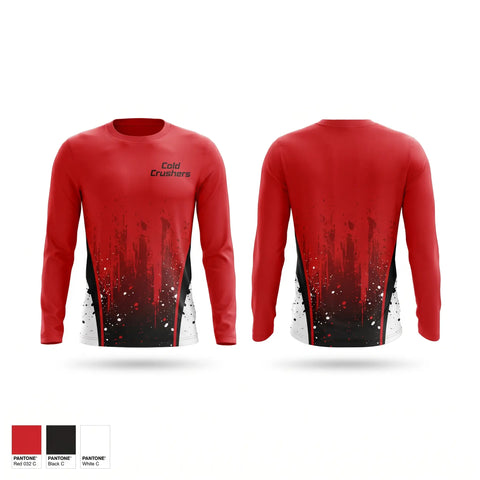 Long Sleeve Performance Shirt, Cold Crushers, Softball, Teamtime, Team time, sublimation, custom sports apparel, team uniforms, spirit wear, spiritwear, sports uniforms, custom shirts, team store, custom team store, fundraiser sports, apparel fundraiser
