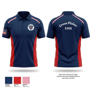 Short Sleeve Performance Polo, Cross Plains Area EMS, EMS/EMT, Teamtime, Team time, sublimation, custom sports apparel, team uniforms, spirit wear, spiritwear, sports uniforms, custom shirts, team store, custom team store, fundraiser sports, apparel fundraiser