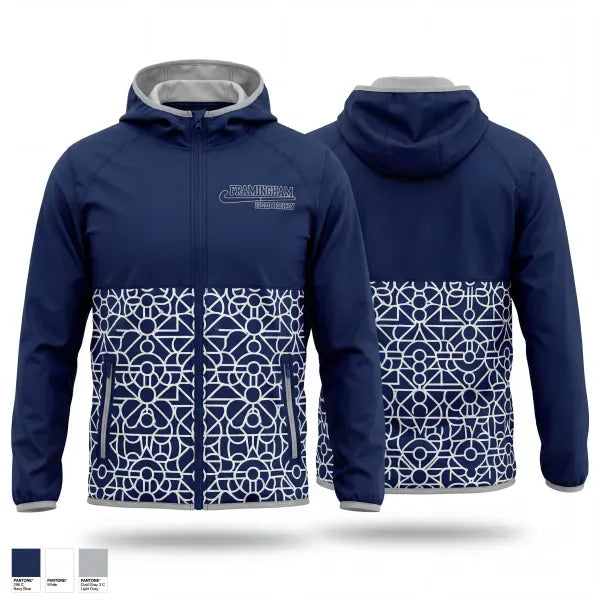 Windbreaker, Framingham High School Field Hockey, Field Hockey, Teamtime, Team time, sublimation, custom sports apparel, team uniforms, spirit wear, spiritwear, sports uniforms, custom shirts, team store, custom team store, fundraiser sports, apparel fundraiser