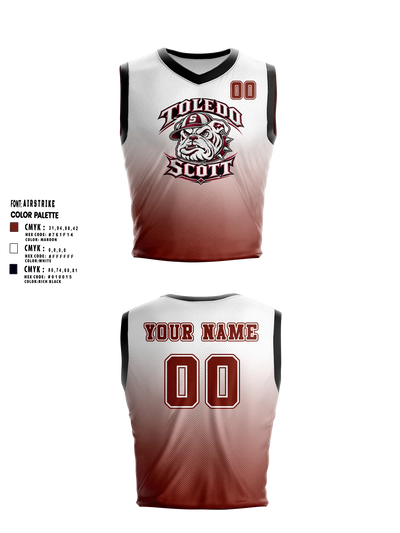 Scott High School Mens Basketball Jersey - 7