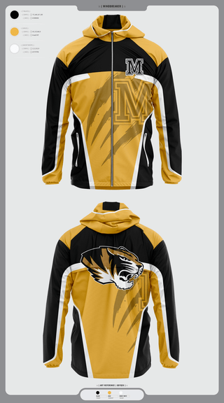 Windbreaker, Marceline Tigers, , Teamtime, Team time, sublimation, custom sports apparel, team uniforms, spirit wear, spiritwear, sports uniforms, custom shirts, team store, custom team store, fundraiser sports, apparel fundraiser