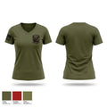 Echo Company Warhogs 83819861 Women's Short Sleeve V-neck Shirt - 1