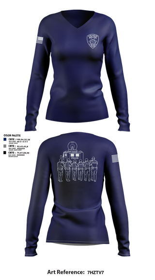 Womens Long Sleeve Vneck Shirt, Team 3, , Teamtime, Team time, sublimation, custom sports apparel, team uniforms, spirit wear, spiritwear, sports uniforms, custom shirts, team store, custom team store, fundraiser sports, apparel fundraiser