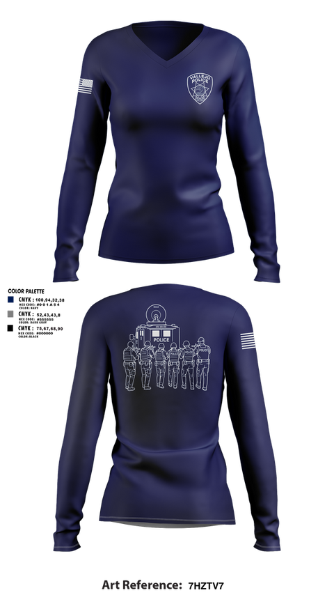 Womens Long Sleeve Vneck Shirt, Team 3, , Teamtime, Team time, sublimation, custom sports apparel, team uniforms, spirit wear, spiritwear, sports uniforms, custom shirts, team store, custom team store, fundraiser sports, apparel fundraiser