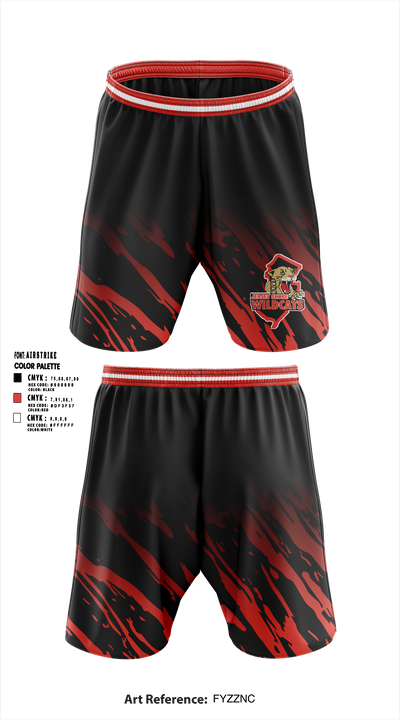Wildcats Athletic Shorts With Pockets - 10