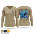 LPD 23 97379582 Women's Long Sleeve V-neck Shirt - 1