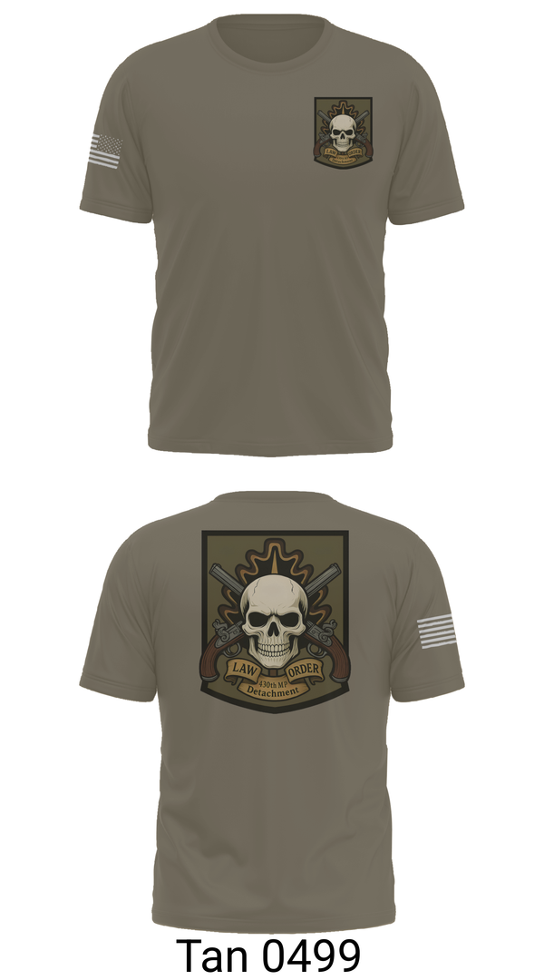 Old School Cotton Feel Shirt, 430th MP Detachment, , Teamtime, Team time, sublimation, custom sports apparel, team uniforms, spirit wear, spiritwear, sports uniforms, custom shirts, team store, custom team store, fundraiser sports, apparel fundraiser