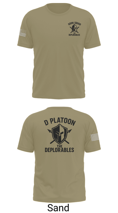 D Platoon 37319682 Old School Cotton Feel Shirt - 86