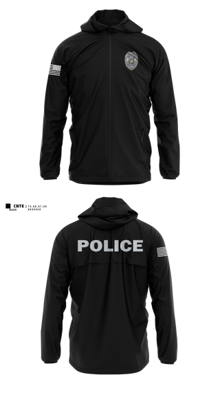 Windbreaker, Port St. Joe Police Department, Police, Teamtime, Team time, sublimation, custom sports apparel, team uniforms, spirit wear, spiritwear, sports uniforms, custom shirts, team store, custom team store, fundraiser sports, apparel fundraiser