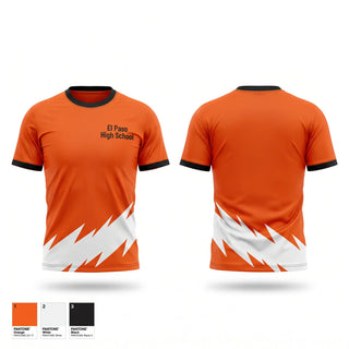 Soft Poly Tee Cotton Like Feel, El Paso High School, Tennis, Teamtime, Team time, sublimation, custom sports apparel, team uniforms, spirit wear, spiritwear, sports uniforms, custom shirts, team store, custom team store, fundraiser sports, apparel fundraiser