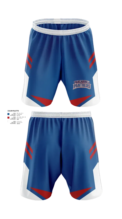 Pascagoula Panthers 11956634 Athletic Shorts With Pockets - 21