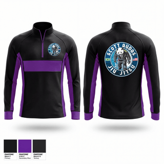 Quarter Zip Jacket, Scott Audas Jiu Jitsu, , Teamtime, Team time, sublimation, custom sports apparel, team uniforms, spirit wear, spiritwear, sports uniforms, custom shirts, team store, custom team store, fundraiser sports, apparel fundraiser