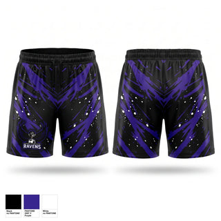 Womens Soccer Shorts, Lady Ravens, Women's Soccer, Teamtime, Team time, sublimation, custom sports apparel, team uniforms, spirit wear, spiritwear, sports uniforms, custom shirts, team store, custom team store, fundraiser sports, apparel fundraiser