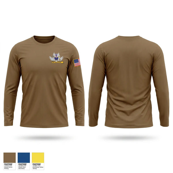 Long Sleeve Performance Shirt, RHHC, 3D US Infantry Regiment HEADHUNTERS, Army, Teamtime, Team time, sublimation, custom sports apparel, team uniforms, spirit wear, spiritwear, sports uniforms, custom shirts, team store, custom team store, fundraiser sports, apparel fundraiser