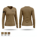 MPC/1-325AIR 14132042 Women's Long Sleeve V-neck Shirt - 1