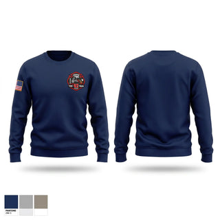 Crew Neck Sweatshirt, Station 42, Fire Department, Teamtime, Team time, sublimation, custom sports apparel, team uniforms, spirit wear, spiritwear, sports uniforms, custom shirts, team store, custom team store, fundraiser sports, apparel fundraiser