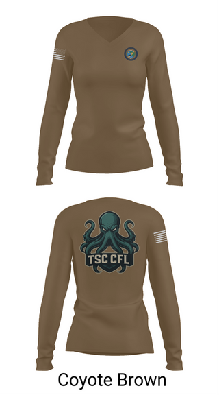 Womens Long Sleeve Vneck Shirt, Tsc cfl, , Teamtime, Team time, sublimation, custom sports apparel, team uniforms, spirit wear, spiritwear, sports uniforms, custom shirts, team store, custom team store, fundraiser sports, apparel fundraiser
