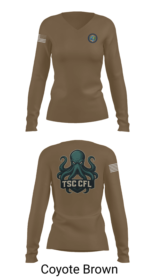 Womens Long Sleeve Vneck Shirt, Tsc cfl, , Teamtime, Team time, sublimation, custom sports apparel, team uniforms, spirit wear, spiritwear, sports uniforms, custom shirts, team store, custom team store, fundraiser sports, apparel fundraiser