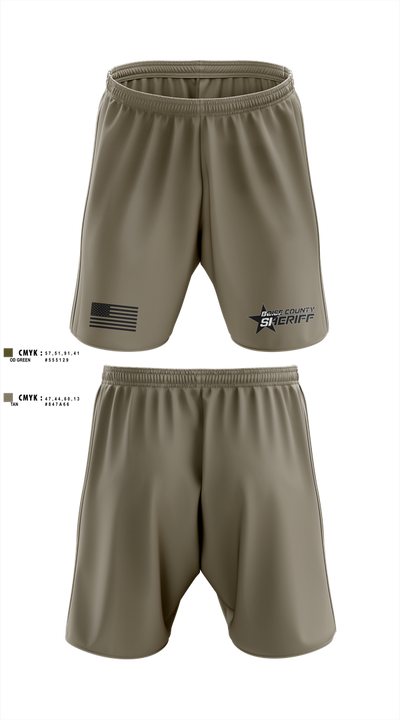 Boise County Sheriffs 675554 Athletic Shorts With Pockets - 4