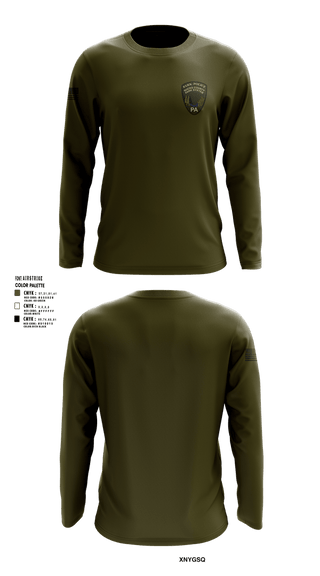 Long Sleeve Performance Shirt, Bucks County Park Police, Police, Teamtime, Team time, sublimation, custom sports apparel, team uniforms, spirit wear, spiritwear, sports uniforms, custom shirts, team store, custom team store, fundraiser sports, apparel fundraiser