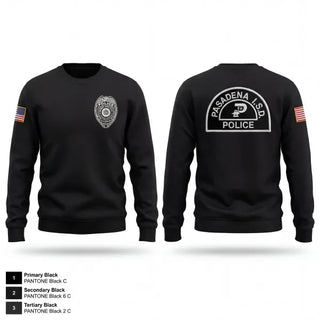Crew Neck Sweatshirt, Pasadena I.S.D., Police, Teamtime, Team time, sublimation, custom sports apparel, team uniforms, spirit wear, spiritwear, sports uniforms, custom shirts, team store, custom team store, fundraiser sports, apparel fundraiser