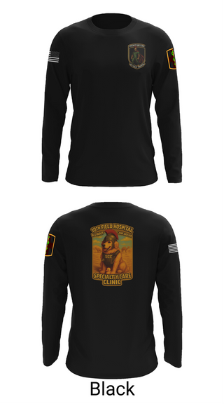 Long Sleeve Performance Shirt, SCC 10th Field Hospital, , Teamtime, Team time, sublimation, custom sports apparel, team uniforms, spirit wear, spiritwear, sports uniforms, custom shirts, team store, custom team store, fundraiser sports, apparel fundraiser