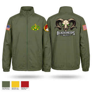 Windbreaker, L TRP, 3/3CR, Army, Teamtime, Team time, sublimation, custom sports apparel, team uniforms, spirit wear, spiritwear, sports uniforms, custom shirts, team store, custom team store, fundraiser sports, apparel fundraiser