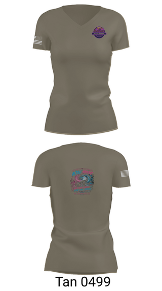 Womens Short Sleeve Vneck Shirt, NTAG MIAMI FCPOA, Navy, Teamtime, Team time, sublimation, custom sports apparel, team uniforms, spirit wear, spiritwear, sports uniforms, custom shirts, team store, custom team store, fundraiser sports, apparel fundraiser