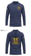 Livingston parish fire district 11 72203323 Long Sleeve Performance Shirt with hood - 3
