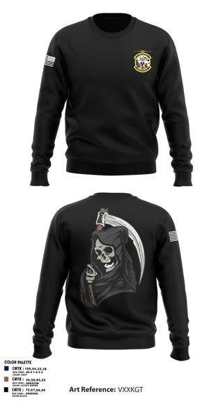 Crew Neck Sweatshirt, 89th ATKS, Air Force, Teamtime, Team time, sublimation, custom sports apparel, team uniforms, spirit wear, spiritwear, sports uniforms, custom shirts, team store, custom team store, fundraiser sports, apparel fundraiser