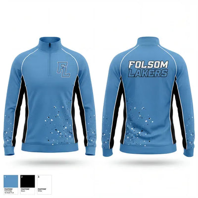 Folsom Lakers 58191301 Quarter Zip Jacket - 1