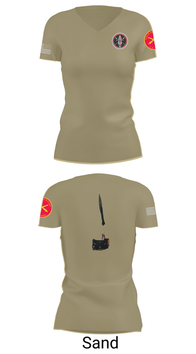 Lance missile reunion 25732287 Women's Short Sleeve V-neck Shirt - 88