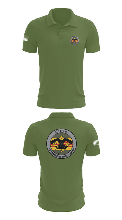 MICO GSB 5TH GROUP EW PLATOON 16265952 Short Sleeve Performance Polo - 47
