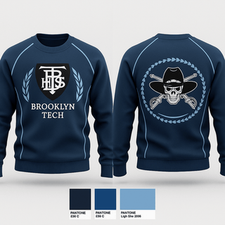 Crew Neck Sweatshirt, Brooklyn Tech, Wrestling, Teamtime, Team time, sublimation, custom sports apparel, team uniforms, spirit wear, spiritwear, sports uniforms, custom shirts, team store, custom team store, fundraiser sports, apparel fundraiser
