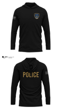 Bibb County BOE Police Department Long Sleeve hooded sunshirt - 5