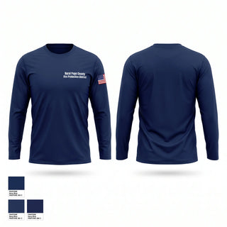 Long Sleeve Performance Shirt, Rural Pope County Fire Protection District, Fire Department, Teamtime, Team time, sublimation, custom sports apparel, team uniforms, spirit wear, spiritwear, sports uniforms, custom shirts, team store, custom team store, fundraiser sports, apparel fundraiser