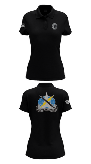 Womens Short Sleeve Performance Polo, 743rd MI BN, , Teamtime, Team time, sublimation, custom sports apparel, team uniforms, spirit wear, spiritwear, sports uniforms, custom shirts, team store, custom team store, fundraiser sports, apparel fundraiser