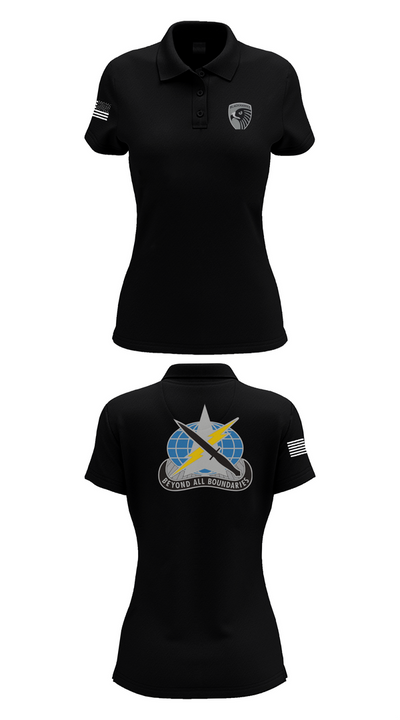 743rd MI BN 75372037 Women's Short Sleeve Performance Polo  - 35
