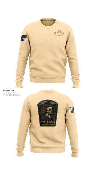 Crew Neck Sweatshirt, , Army, Teamtime, Team time, sublimation, custom sports apparel, team uniforms, spirit wear, spiritwear, sports uniforms, custom shirts, team store, custom team store, fundraiser sports, apparel fundraiser