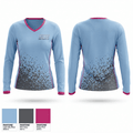 East Coast Elite 12 U 98153764 Women's Long Sleeve V-neck Shirt - 1