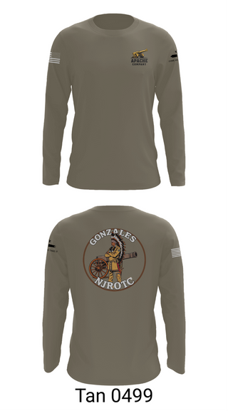 Long Sleeve Performance Shirt, NJROTC Apache Company, , Teamtime, Team time, sublimation, custom sports apparel, team uniforms, spirit wear, spiritwear, sports uniforms, custom shirts, team store, custom team store, fundraiser sports, apparel fundraiser