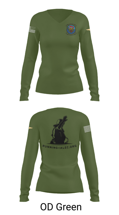Tiger-43 85546110 Women's Long Sleeve V-neck Shirt - 57