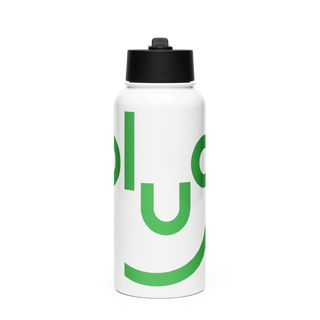 Plug Green Hydrogen 22679521 Stainless Steel Water Bottle with a Straw Lid