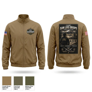 Windbreaker, Camp San Luis Obispo Range Operations, Army, Teamtime, Team time, sublimation, custom sports apparel, team uniforms, spirit wear, spiritwear, sports uniforms, custom shirts, team store, custom team store, fundraiser sports, apparel fundraiser