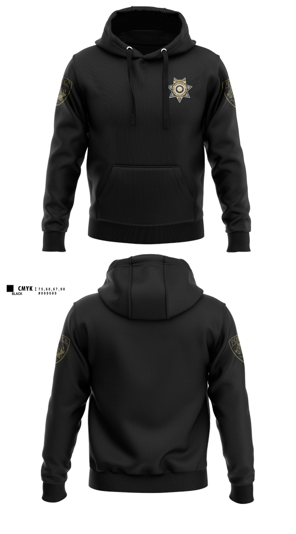 Hoodie, Rockdale Police Department, Police, Teamtime, Team time, sublimation, custom sports apparel, team uniforms, spirit wear, spiritwear, sports uniforms, custom shirts, team store, custom team store, fundraiser sports, apparel fundraiser