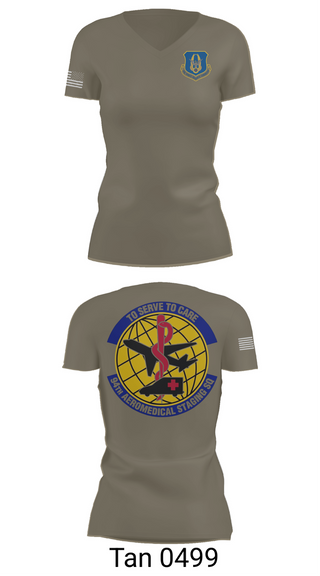 Womens Short Sleeve Vneck Shirt, 94ASTS, Air Force, Teamtime, Team time, sublimation, custom sports apparel, team uniforms, spirit wear, spiritwear, sports uniforms, custom shirts, team store, custom team store, fundraiser sports, apparel fundraiser