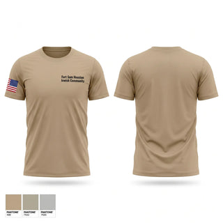 Short Sleeve Performance Shirt, Fort Sam Houston Jewish Community, Army, Teamtime, Team time, sublimation, custom sports apparel, team uniforms, spirit wear, spiritwear, sports uniforms, custom shirts, team store, custom team store, fundraiser sports, apparel fundraiser
