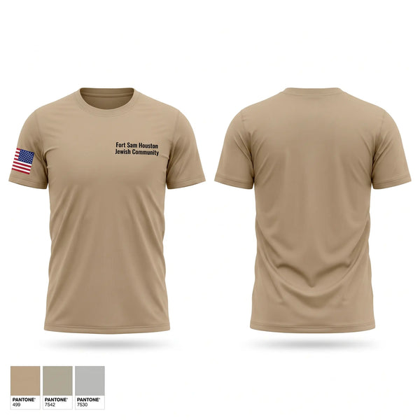 Short Sleeve Performance Shirt, Fort Sam Houston Jewish Community, Army, Teamtime, Team time, sublimation, custom sports apparel, team uniforms, spirit wear, spiritwear, sports uniforms, custom shirts, team store, custom team store, fundraiser sports, apparel fundraiser