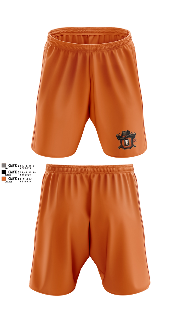 Athletic Shorts With Pockets, Oxford Outlaws, Baseball, Teamtime, Team time, sublimation, custom sports apparel, team uniforms, spirit wear, spiritwear, sports uniforms, custom shirts, team store, custom team store, fundraiser sports, apparel fundraiser